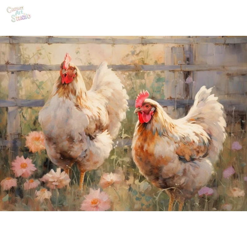 Home Cooking Oil - 2026 Countryside Landscape Animals Poster Wall