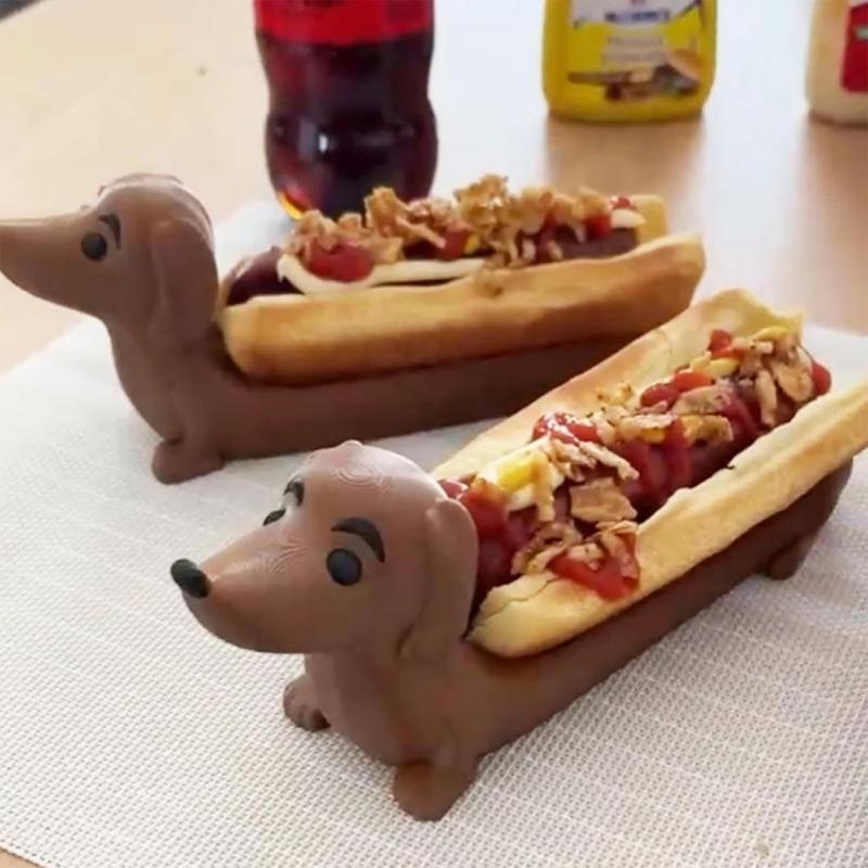 Home Cooking Recipes - Dachshund Tray Hot Dogs Sushi Serving