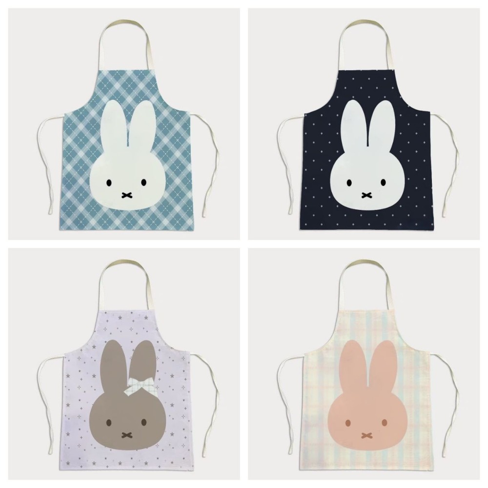 Home Cooking Oil - Miffy Kawaii Waterproof Fabric Apron for