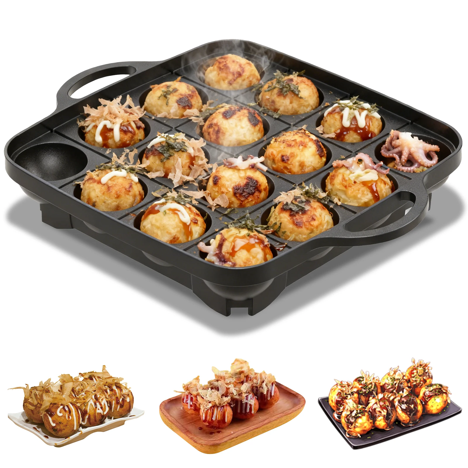 16 Holes Takoyaki Pan Cast Alu - Takoyaki Pan Cast 评论和价格