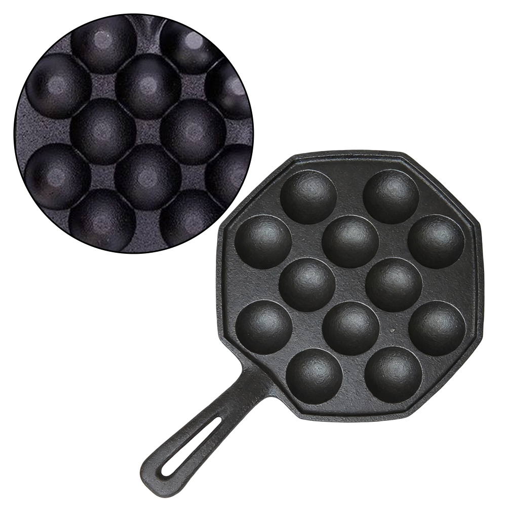 Cast Iron Takoyaki Maker 12 Pi - Takoyaki Pan Cast 评论和价格