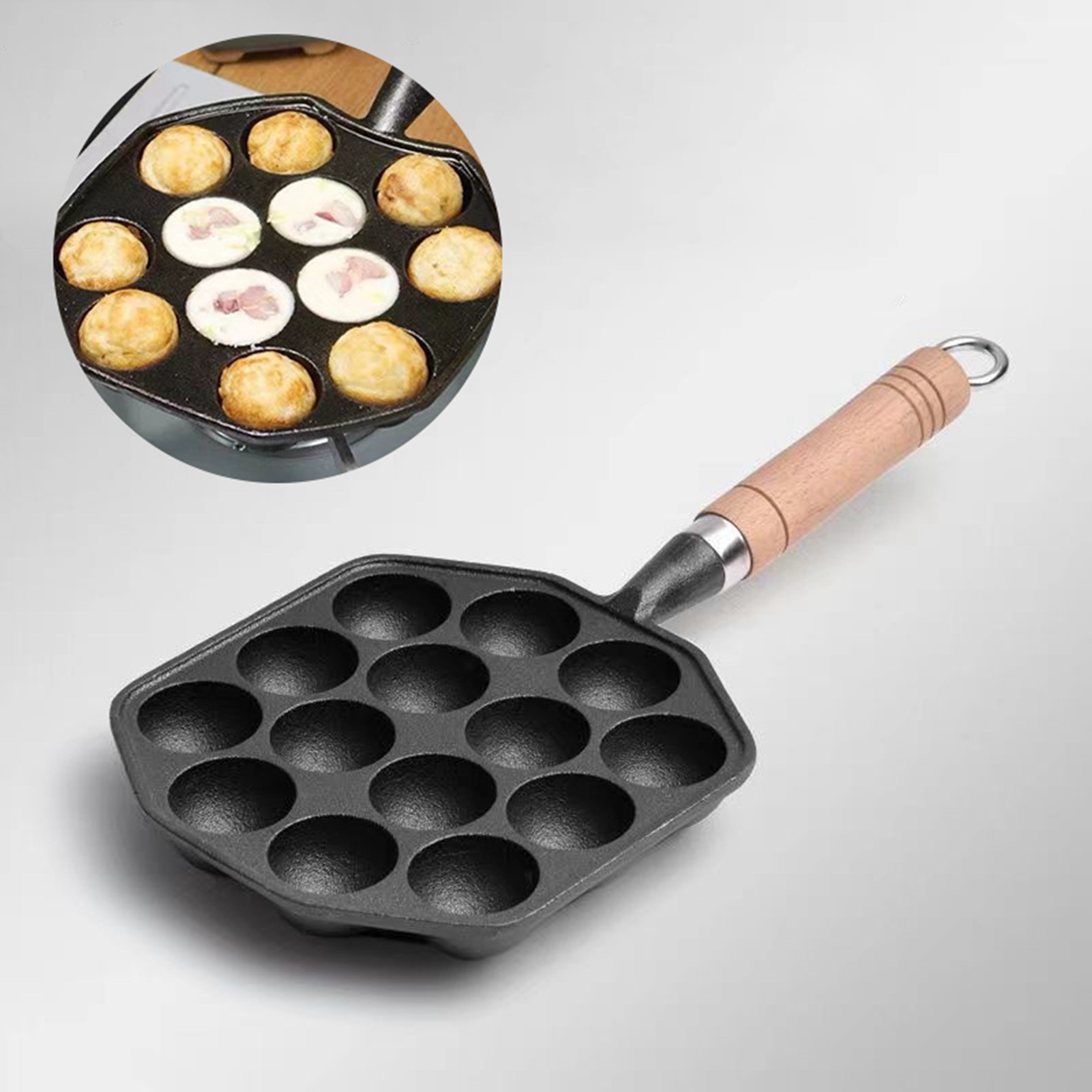 14 Holes Takoyaki Pan Nonstick - Takoyaki Pan Cast 评论和价格