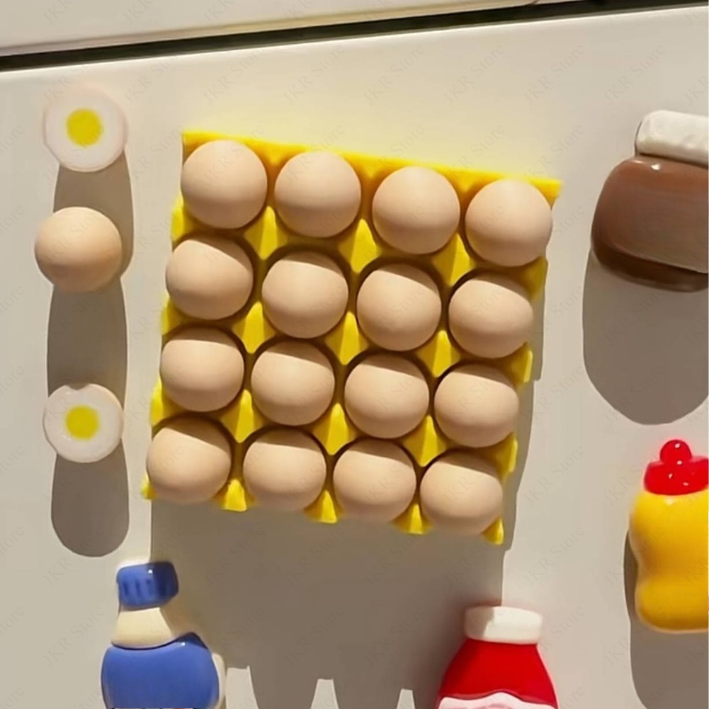 Egg Tray Fridge Magnet Set Cut - Home Cooking Recipes 评论和价格