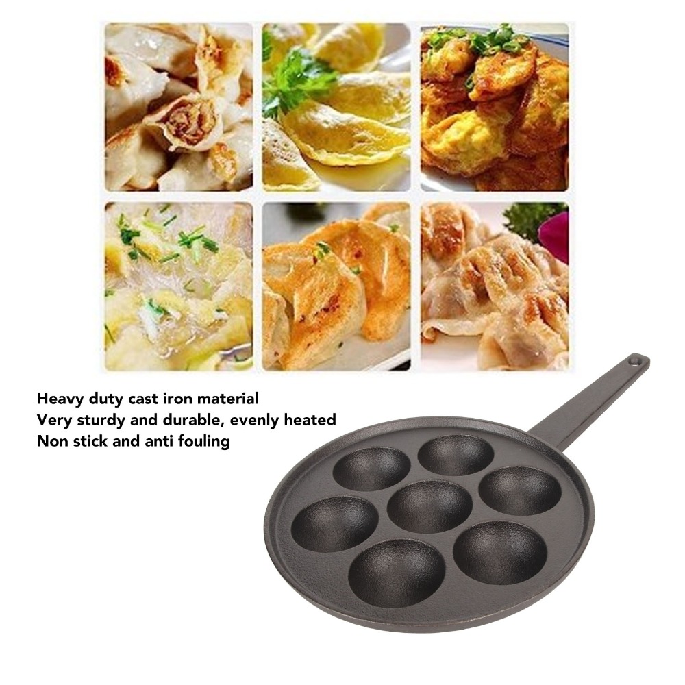 Cast Iron Takoyaki Pan 2.17in  - Takoyaki Pan Cast 评论和价格