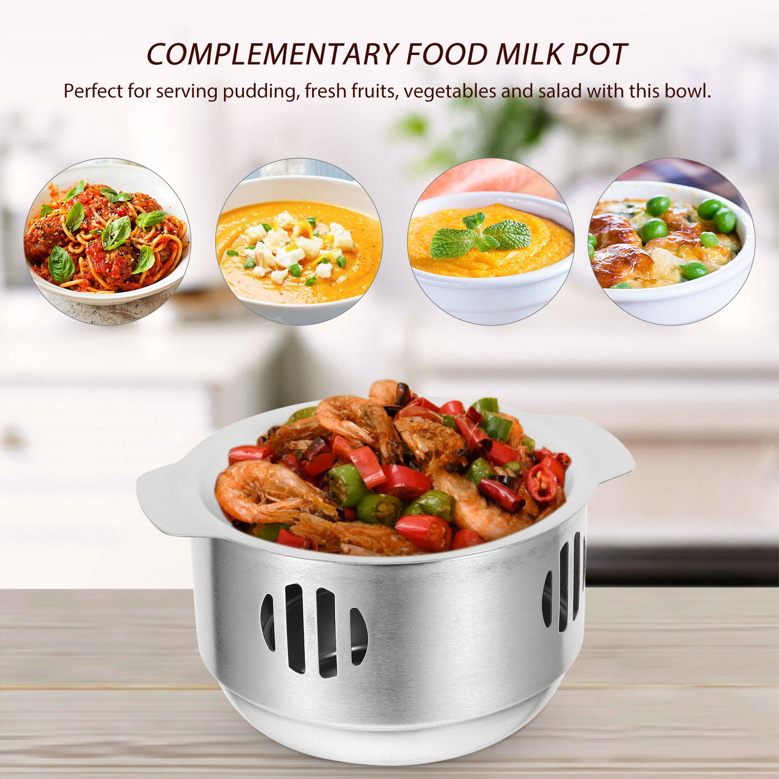 1Set Food Heating Pot with Sto - Home Cooking Fast Foods 评论和价格