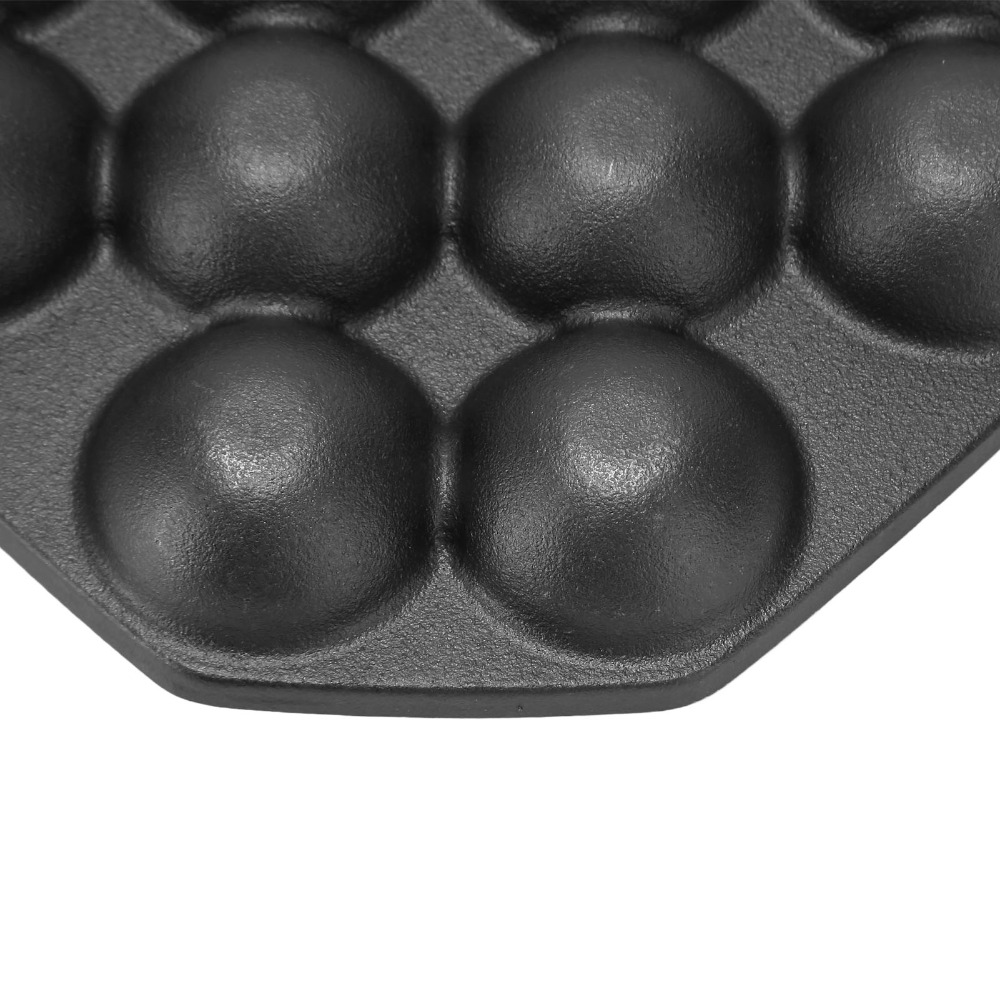 Cast Iron Egg Puff Frying Pan  - Takoyaki Pan Cast 评论和价格