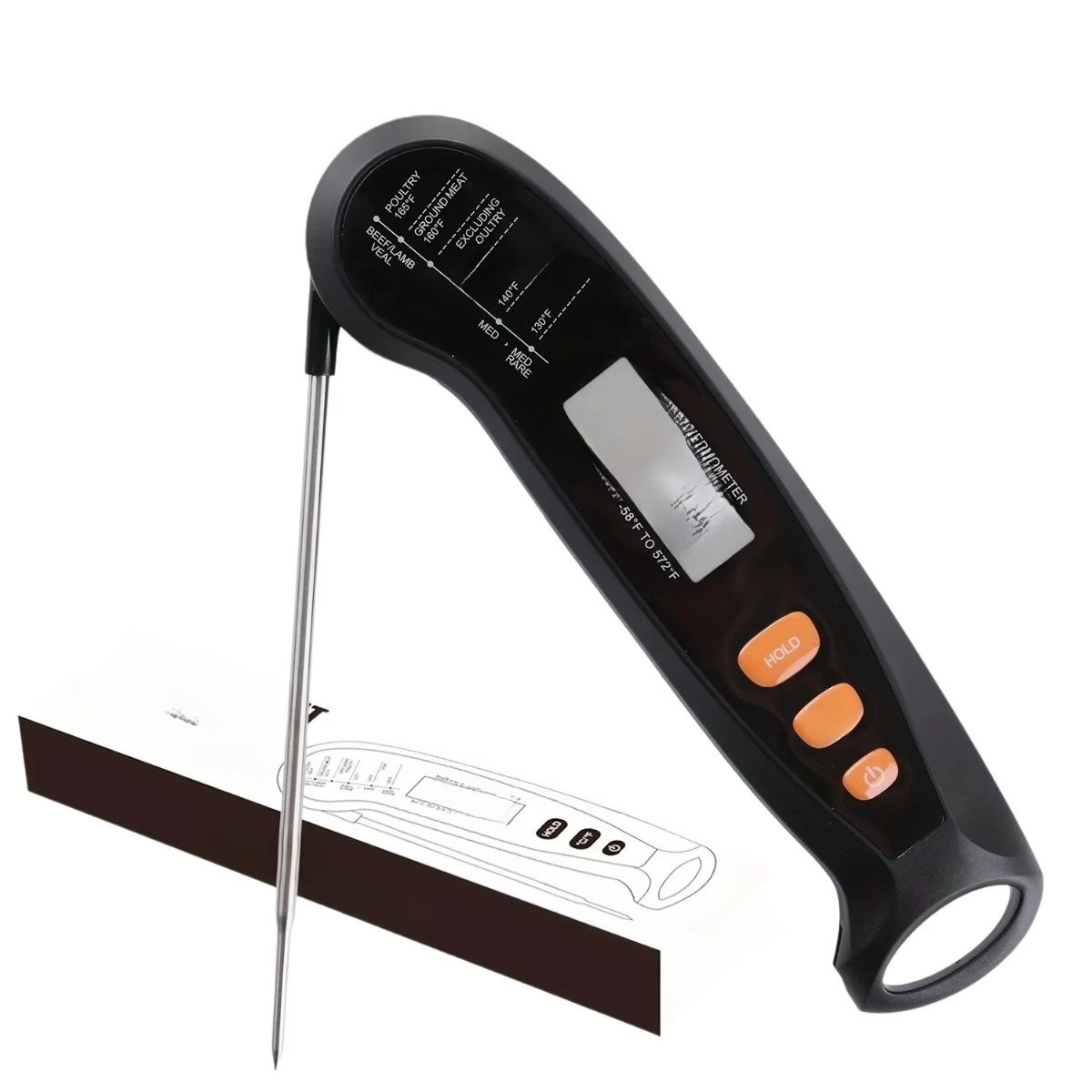 Digital Kitchen Food Thermomet - Home Cooking Fast Foods 评论和价格