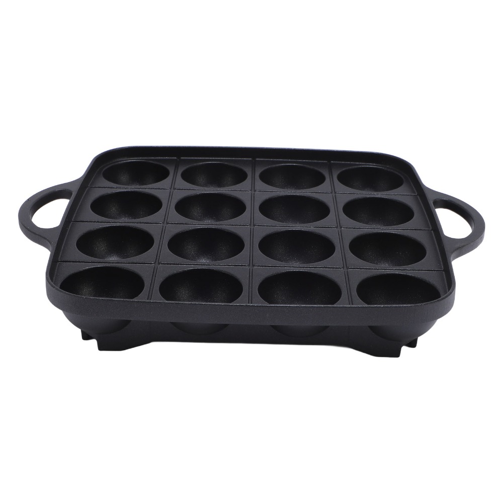 Versatile Black Takoyaki Pan C - Takoyaki Pan Cast 评论和价格