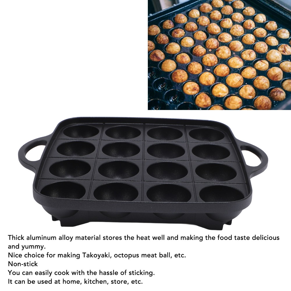 Versatile Black Takoyaki Pan C - Takoyaki Pan Cast 评论和价格