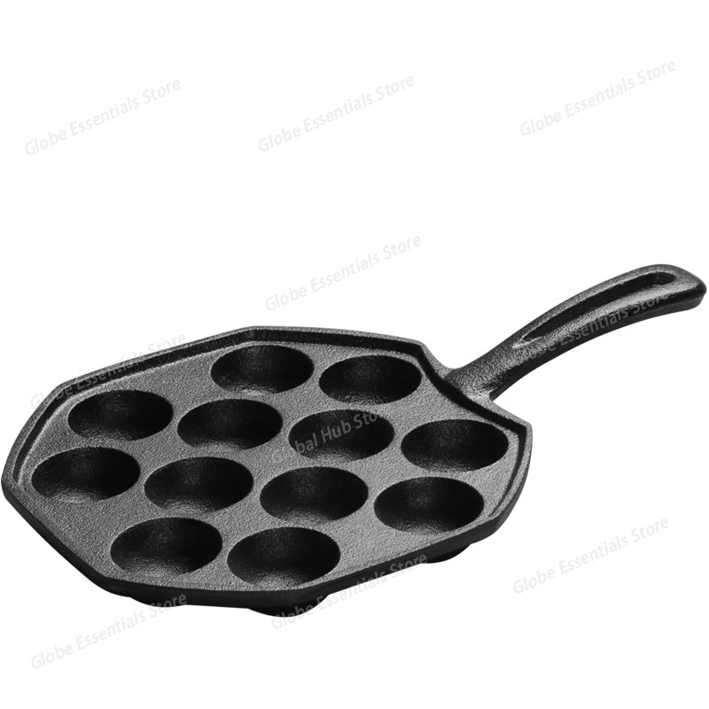12 Hole Takoyaki Pan Wooden Ha - Takoyaki Pan Cast 评论和价格