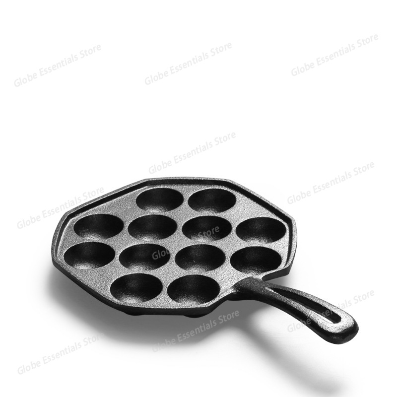 12 Hole Takoyaki Pan Wooden Ha - Takoyaki Pan Cast 评论和价格
