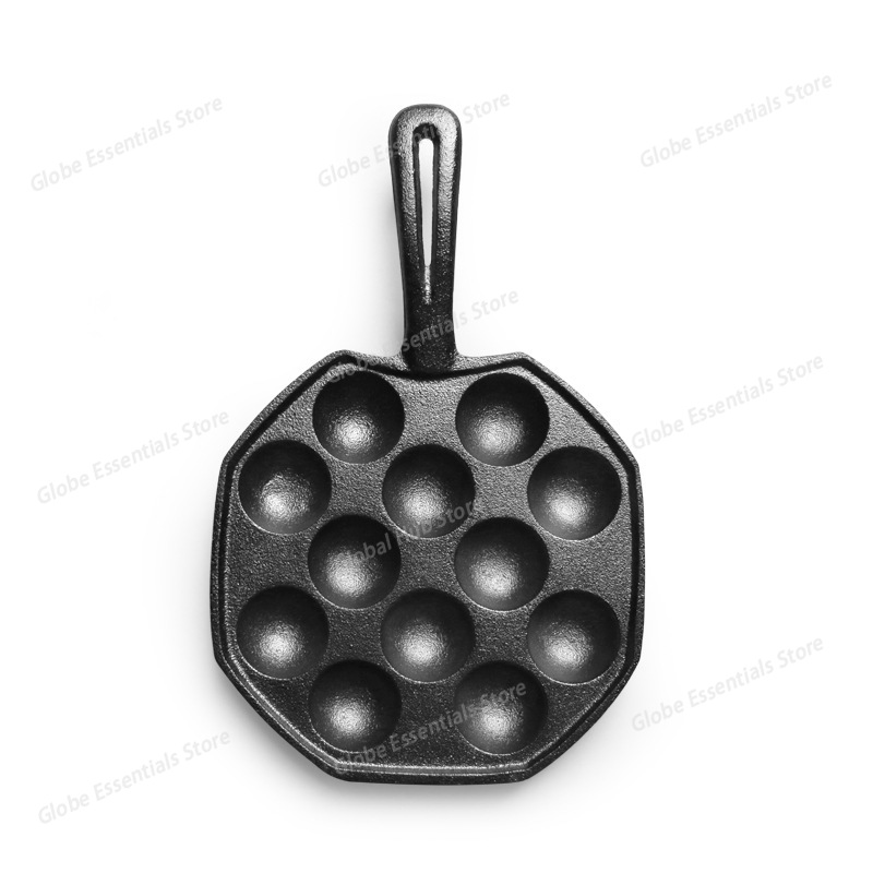 12 Hole Takoyaki Pan Wooden Ha - Takoyaki Pan Cast 评论和价格