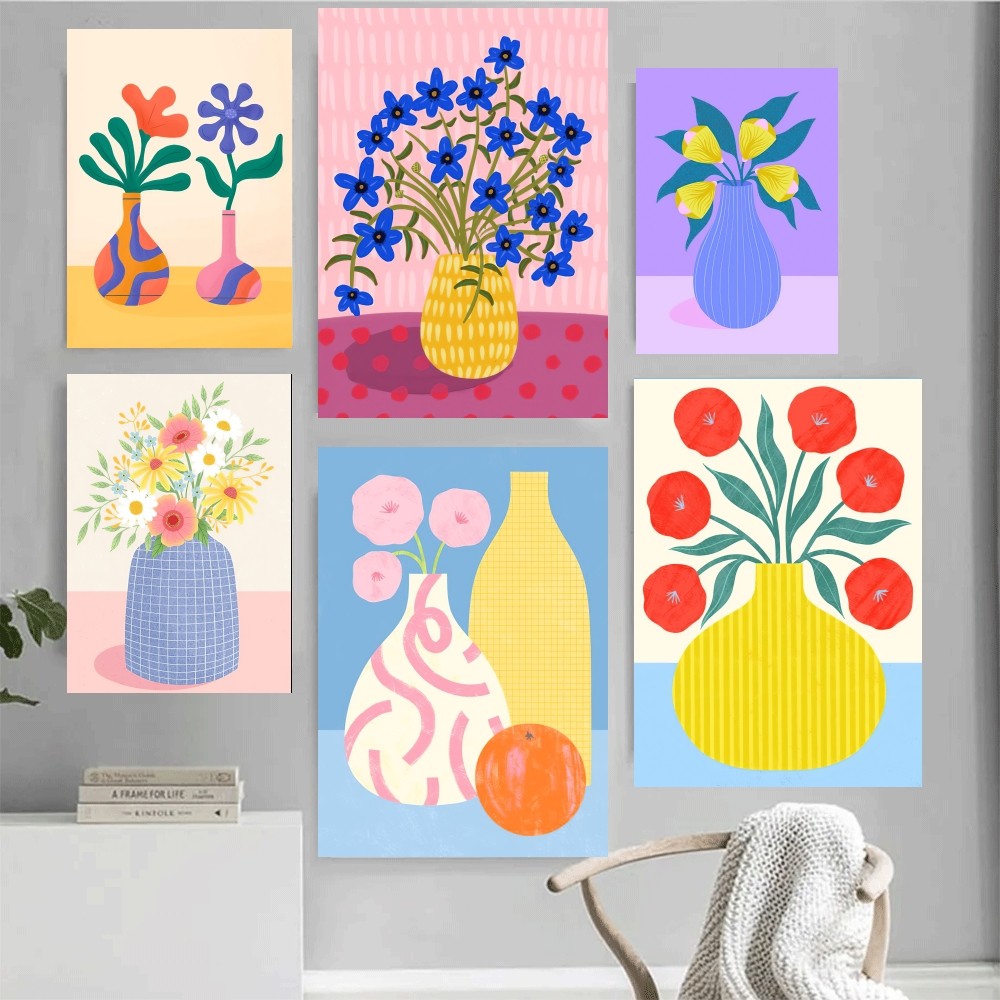 Abstract Vase Art Poster Home  - Home Cooking Oil 评论和价格