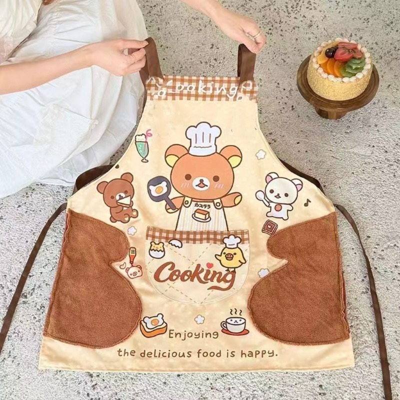 Cute Rilakkuma apron, waterpro - Home Cooking Oil 评论和价格