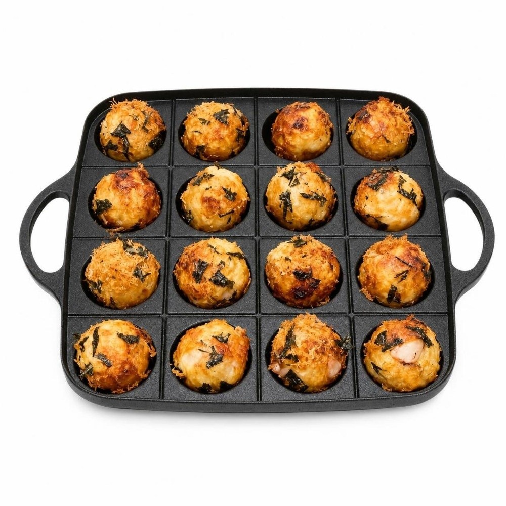 Durable Black Takoyaki Pan Non - Takoyaki Pan Cast 评论和价格