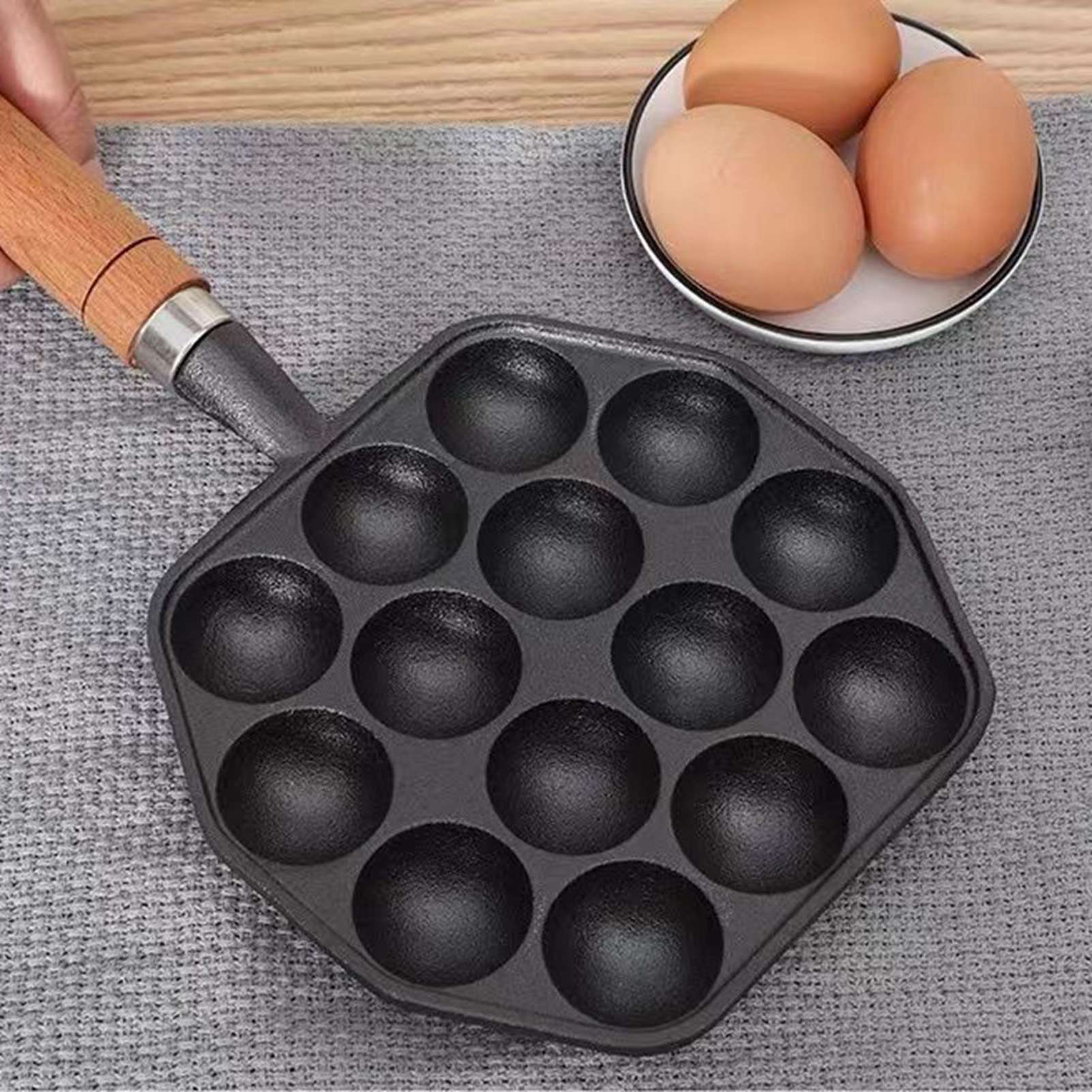 Takoyaki Grill Pan Easy To Cle - Takoyaki Pan Cast 评论和价格