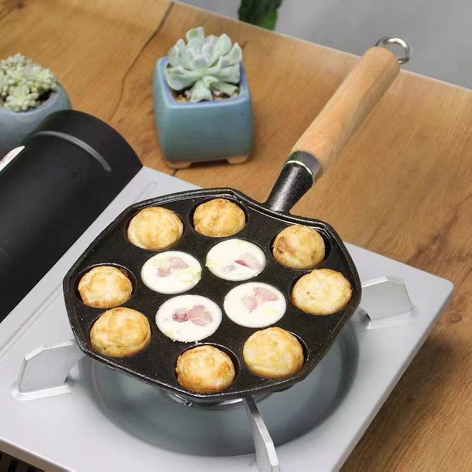 Takoyaki Grill Pan Easy To Cle - Takoyaki Pan Cast 评论和价格