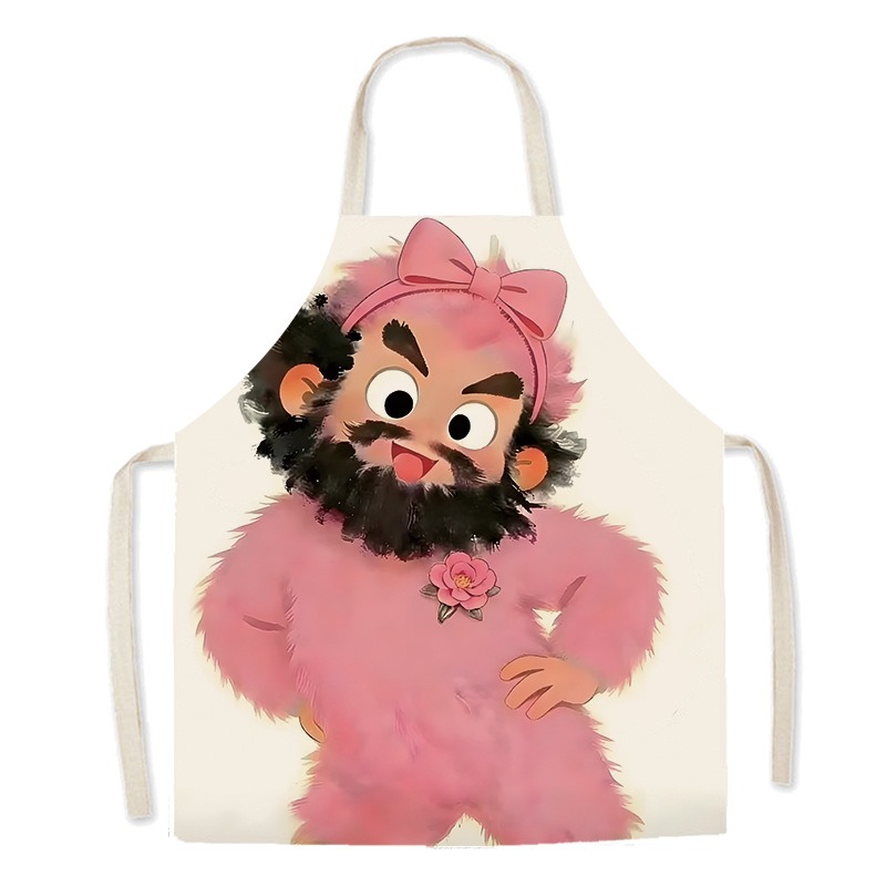 Funny Pink Bearded Man Cartoon - Home Cooking In Chinese 评论和价格