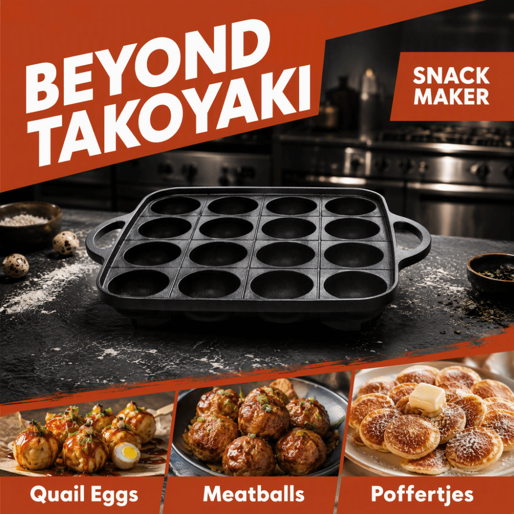 New Black Takoyaki Pan Cast Al - Takoyaki Pan Cast 评论和价格