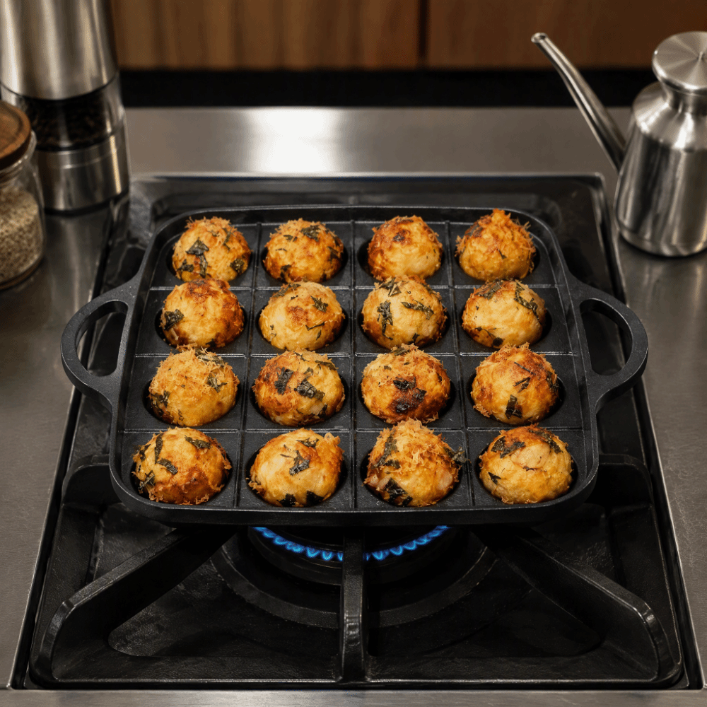 New Black Takoyaki Pan Cast Al - Takoyaki Pan Cast 评论和价格